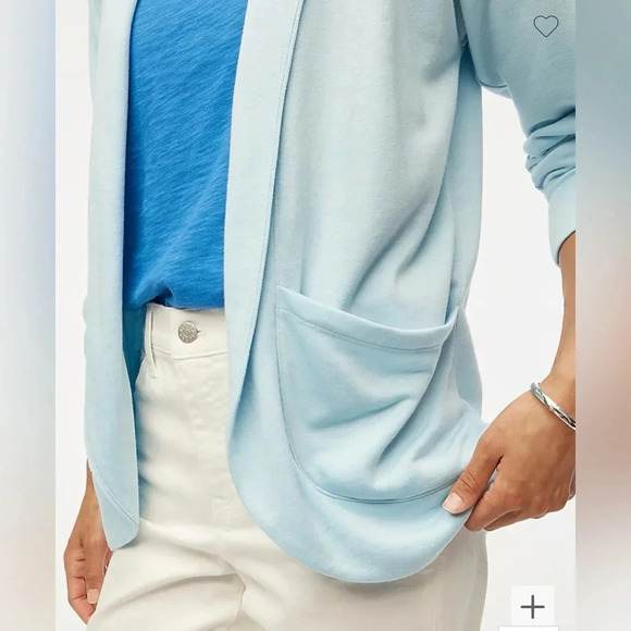 NEW J Crew Black Knit Wrap Cardigan Sweater- Large - Picture 3 of 8